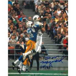 Don Maynard Signed New York Jets 8X10 Photo HOF 87 (Jump Catch)