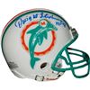 Image 1 : Dwight Stephenson Signed Miami Dolphins TB Riddell Mini Helmet HOF 98