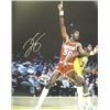 Image 1 : Ralph Sampson Signed Houston Rockets 16X20 Photo Vs Lakers