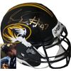 Image 1 : Kony Ealy Signed Missouri Tigers Authentic Schutt Mini Helmet