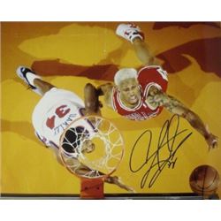 Dennis Rodman Signed Chicago Bulls 16X20 Photo