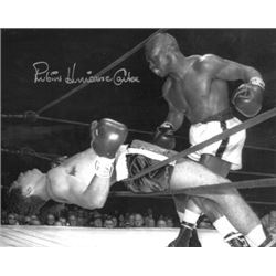 Rubin "Hurricane" Carter Signed Vintage B&W 16X20 Photo (Deceased)