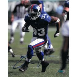 Sinorice Moss Signed New York Giants 16X20 Action Photo- Moss Hologram