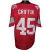 Image 1 : Archie Griffin Ohio State Buckeyes Unsigned Red TB Custom Jersey XL