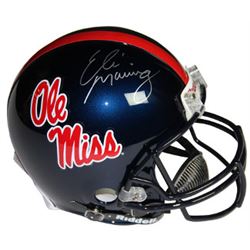 Eli Manning Signed Ole Miss Rebels Full Size Authentic Helmet- Steiner Hologram