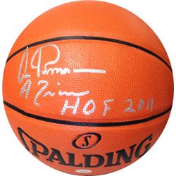 Artis Gilmore Signed Indoor/Outdoor NBA Spalding Basketball HOF 2011 & A Train (Kentucky Colonels/Sp