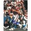 Image 1 : Steve Grogan Signed New England Patriots 16X20 Photo (Red Jersey Dropback)