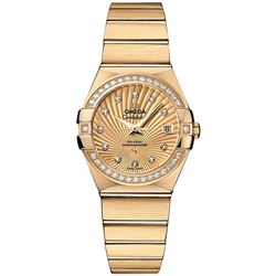 Omega  Constellation Brushed Chronometer 27Mm  Women Watch