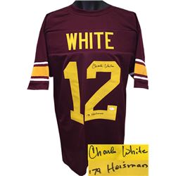 Charles White Signed USC Trojans Maroon Custom Jersey '79 Heisman XL- JSA Hologram
