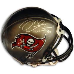 Mike Alstott Signed Tampa Bay Buccaneers TB Mini Helmet #40