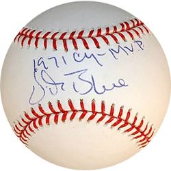 Vida Blue Signed Official Major League Baseball 1971 CY-MVP (Oakland A's)