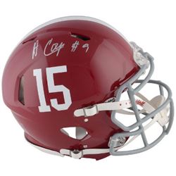 Amari Cooper Signed Alabama Crimson Tide #15 Riddell Speed Mini Helmet #9