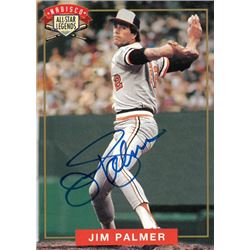 Jim Palmer Signed Baltimore Orioles 1994 Nabisco MLB Players Alumni Baseball Card