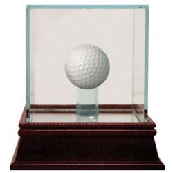 Golf Ball Glass Display Case