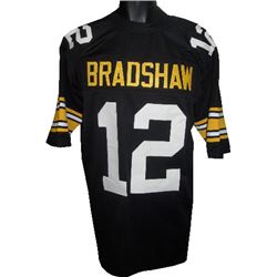 Terry Bradshaw Pittsburgh Steelers Unsigned Black TB Prostyle Jersey XL