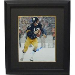 Terry Bradshaw Signed Pittsburgh Steelers 16X20 Photo Custom Framed In The Snow