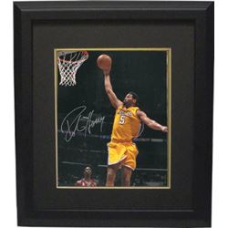 Robert Horry Signed Los Angeles Lakers 16X20 Photo Custom Framed