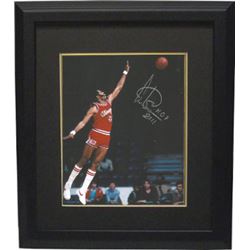 Artis Gilmore Signed Chicago Bulls 8X10 Photo Custom Framed HOF 2011 (Block)