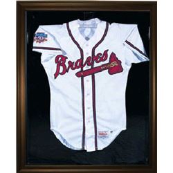Baseball Jersey Deluxe Full Size Display Case Black