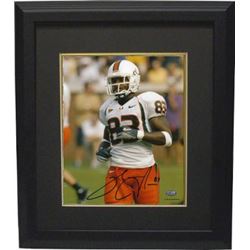 Sinorice Moss Signed Miami Hurricanes 8X10 Photo Custom Framed- Moss Hologram