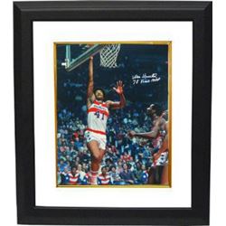 Wes Unseld Signed Washington Bullets 16X20 Photo 78 Finals MVP Custom Framed
