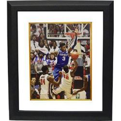 Nerlens Noel Signed Kentucky Wildcats 8X10 Photo Custom Framed Vs Ole Miss