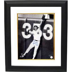 Lou Piniella Signed New York Yankees 16X20 B&W Photo Custom Framed Sweet & 77-78 WSC