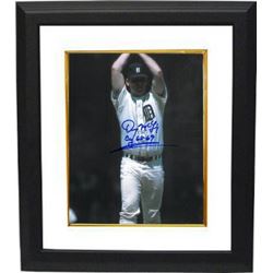 Denny Mclain Signed Detroit Tigers 8X10 Photo Custom Framed CY 68-69