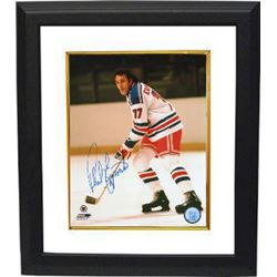 Phil Esposito Signed New York Rangers 8X10 Photo Custom Framed