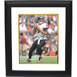 Joe Flacco Signed Baltimore Ravens 8X10 Photo Custom Framed