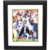 Image 1 : Drew Brees Signed San Diego Chargers 8X10 Photo Custom Framed (White Jersey Pass)