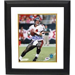 Brad Johnson Signed Tampa Bay Buccaneers 8X10 Photo Custom Framed (Super Bowl XXXVII Champs)- PSA Ho