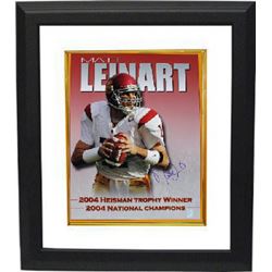 Matt Leinart Signed USC Trojans 16X20 Photo Custom Framed Portrait- Leinart Hologram