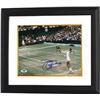Image 1 : Jimmy Connors Signed Tennis 8X10 Photo Custom Framed (Serving)