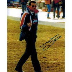 Mike Ditka Signed Chicago Bears Coaching 8X10 Photo Bird Flip