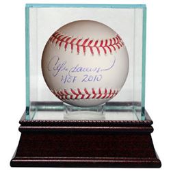 Andre Dawson Signed Official Major League Baseball HOF 2010 W/ Glass Case (Chicago Cubs/Montreal Exp