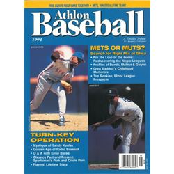 Jimmy Key Unsigned New York Yankees Athlon Sports 1994 MLB Baseball Preview Magazine W/ Gooden
