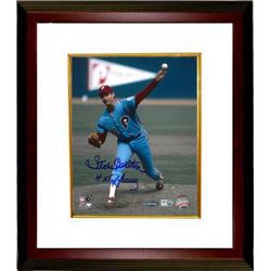 Steve Carlton Signed Philadelphia Phillies 8X10 Photo 4X CY Young Custom Framed- MLB Hologram