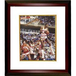 Ralph Sampson Signed Houston Rockets 16X20 Photo Custom Framed Vs Hawks