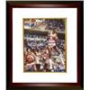 Image 1 : Ralph Sampson Signed Houston Rockets 16X20 Photo Custom Framed Vs Hawks