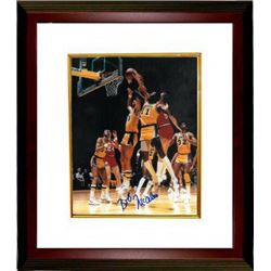 Bob Mcadoo Signed Los Angeles Lakers 8X10 Photo Custom Framed