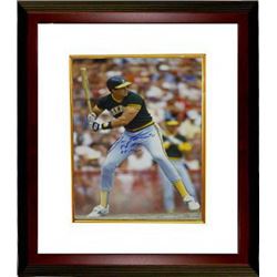 Jose Canseco Signed Oakland A's 16X20 Photo Custom Framed Dual 86 ROY & 88 MVP