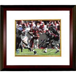 Derrick Henry Signed Alabama Crimson Tide 16X20 Photo Custom Framed #2 (Hand Up Heisman Pose)- Henry