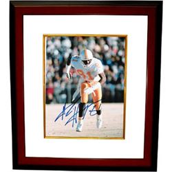 Alvin Harper Signed Tennessee Vols 8X10 Photo Custom Framed
