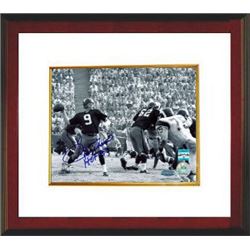 Sonny Jurgensen Signed Washington Redskins B&W 16X20 Photo HOF 83 Custom Framed- Jurgensen Hologram