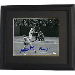 Bernie Carbo Signed Boston Red Sox 8X10 Photo Custom Framed 1975 World Series Game 6 Homerun W/Rawly