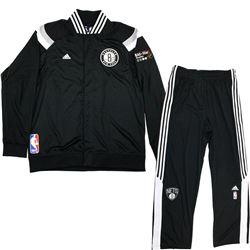 Brooklyn Nets 2014-2015 Season Game Used #13 Black And White Road Warmup Set