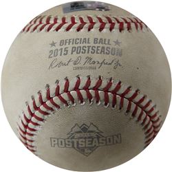 Astros At Yankees 10-6-2015 Wild Card Game Used Baseball (MLB Auth)