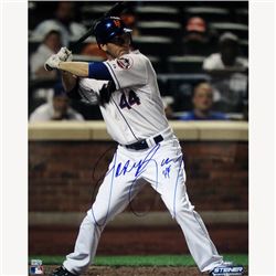 Jason Bay White Jersey Batting Vertical 16X20 Photo (MLB Auth)