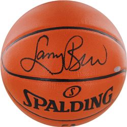 Larry Bird Signed I/O Basketball (Signed In Black)